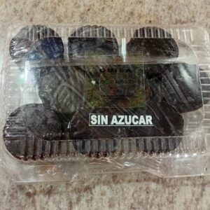18 Brownie sin Azucar con Cobertura de Chocolate 76% Cacao