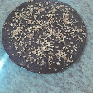 Pizza Brownie con Almendra