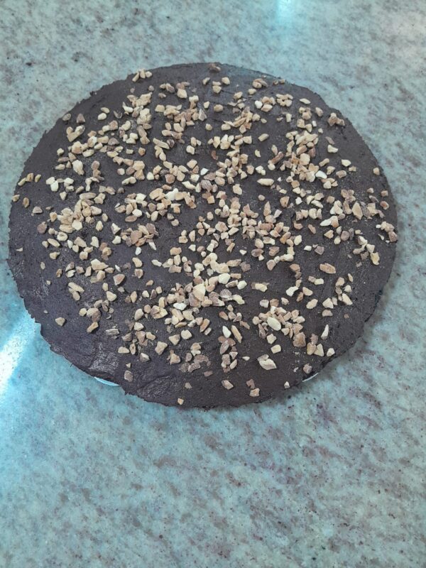 Pizza Brownie con Almendra